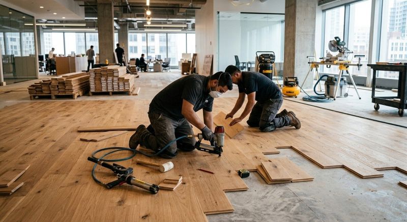 Commercial Hardwood Service in Reading, MA