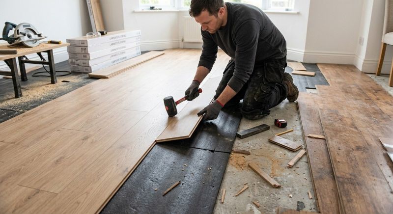 Laminate Floor Installation in Holbrook, MA