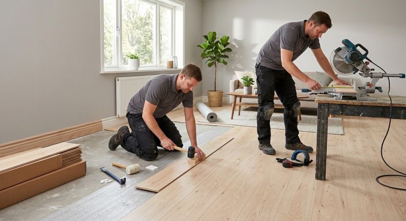 Laminate Floor Installation in Rockland, MA