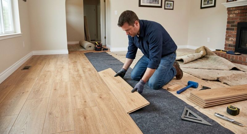 Laminate Floor Remodeling in Lynn, MA