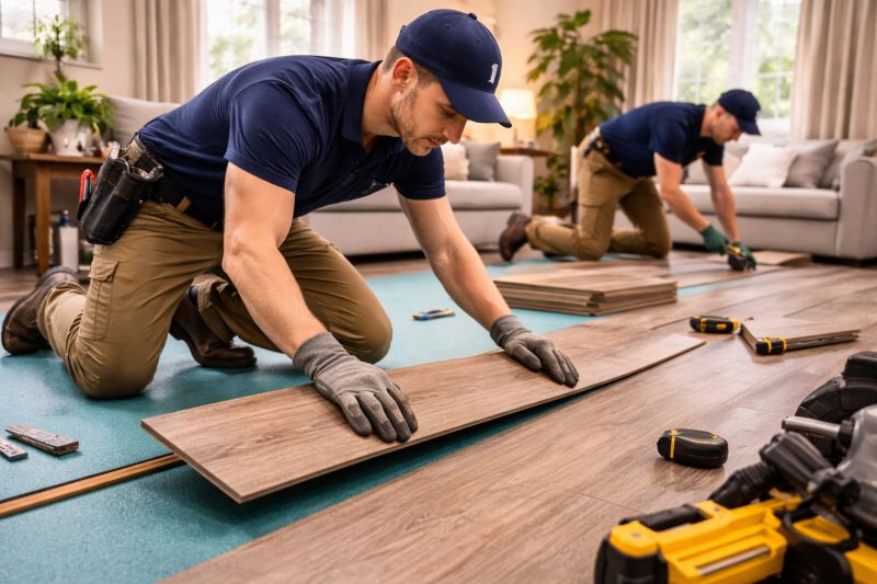 Laminate Floor Replacement in Essex County, MA