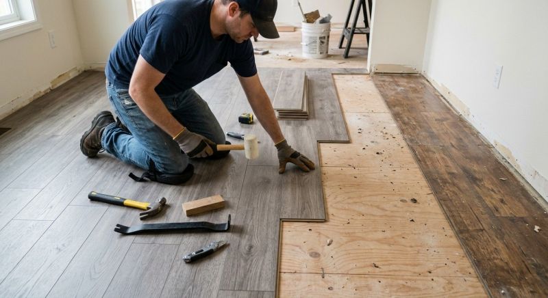 Laminate Floor Replacement in Gloucester, MA