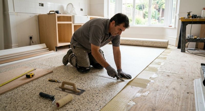 Linoleum Floor Installation in Boston, MA