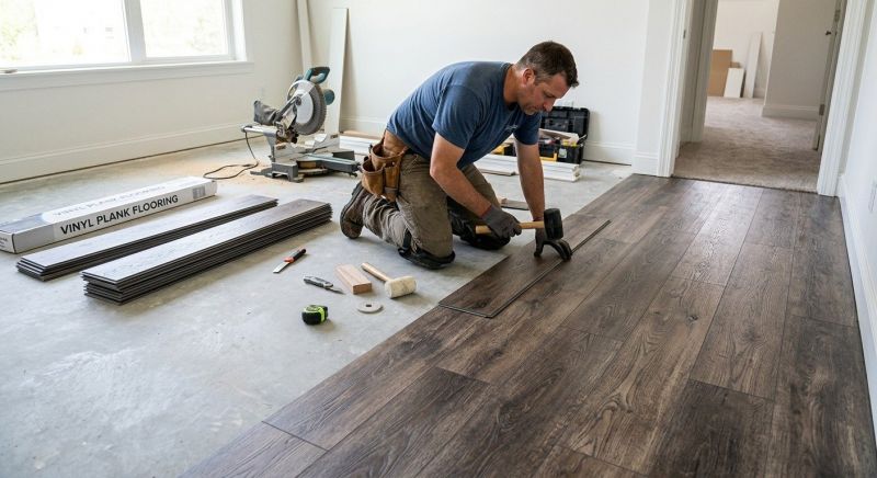 Linoleum Floor Installation in Dedham, MA