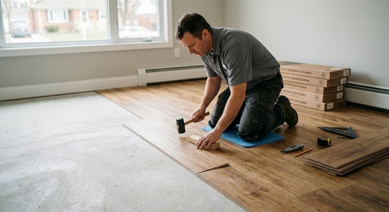 Linoleum Floor Installation in Lincoln, MA