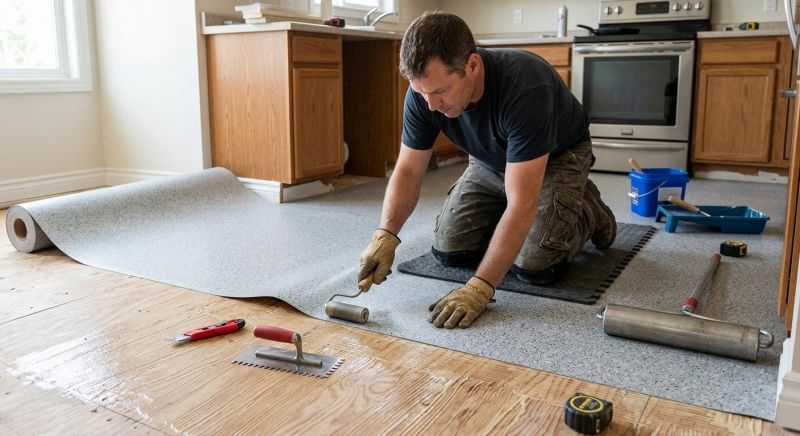 Linoleum Floor Installation in Quincy, MA