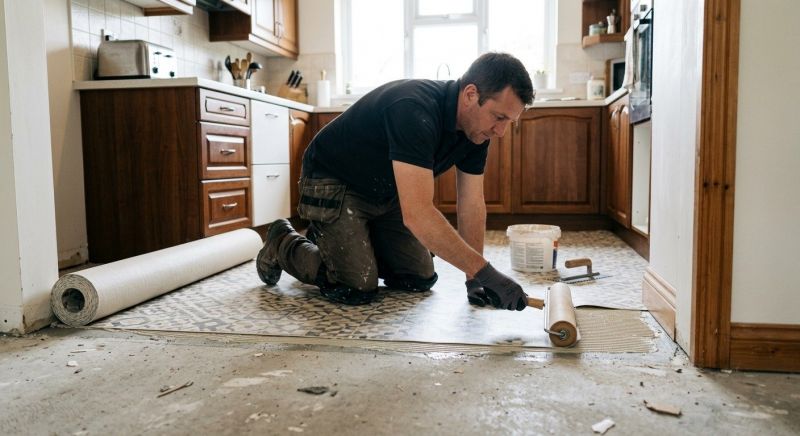 Linoleum Floor Installation in Wellesley, MA