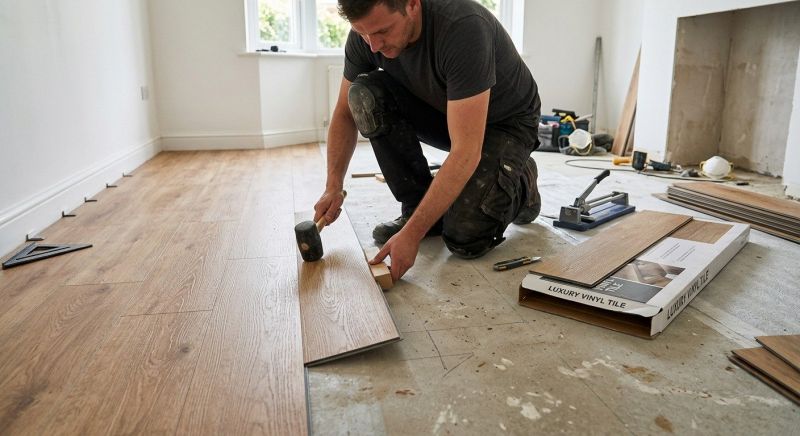Luxury Vinyl Tile Installation in Danvers, MA