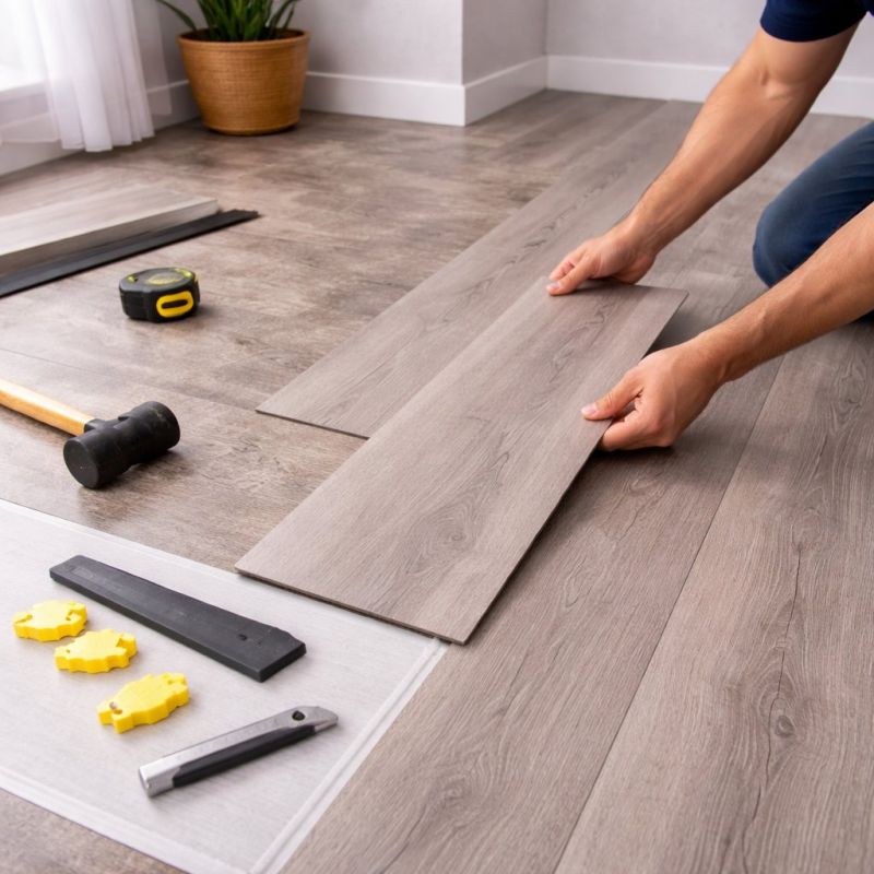 Luxury Vinyl Tile Installation in Hingham, MA