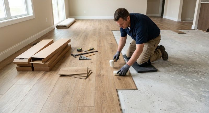 Luxury Vinyl Tile Installation in Winchester, MA