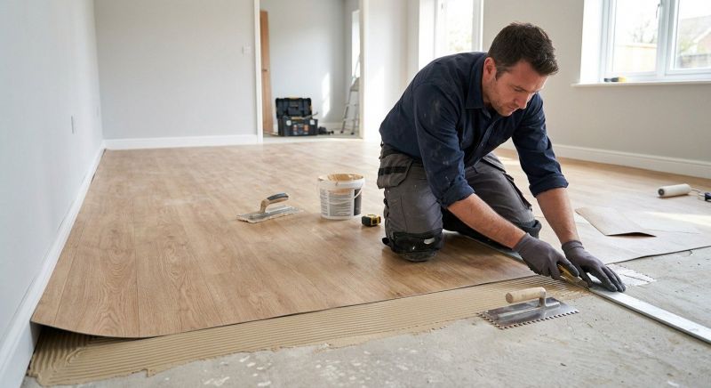 Sheet Flooring Installation in Burlington, MA