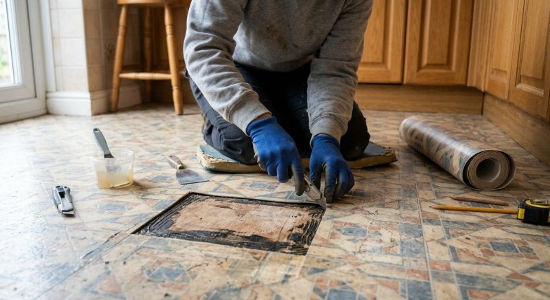 Sheet Linoleum Installation in Andover, MA