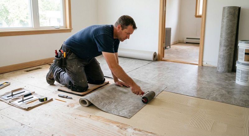 Sheet Vinyl Installation in Chelmsford, MA