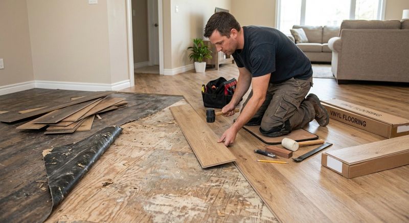 Vinyl Flooring Installation in Woburn, MA